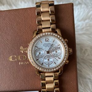 Coach Rose Gold Watch